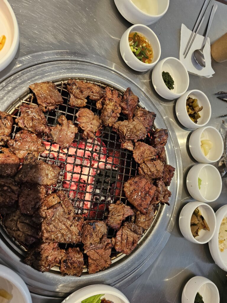 Seoul gangnam BBQ restaurant galbi